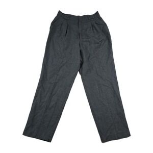 Fundamental Things Petites Women's Dress Pants Size 14 Gray Pleated High‎ Rise